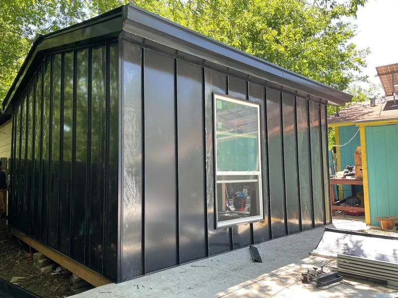 Black standing seam metal wall panels for Roof Inspection in Othello